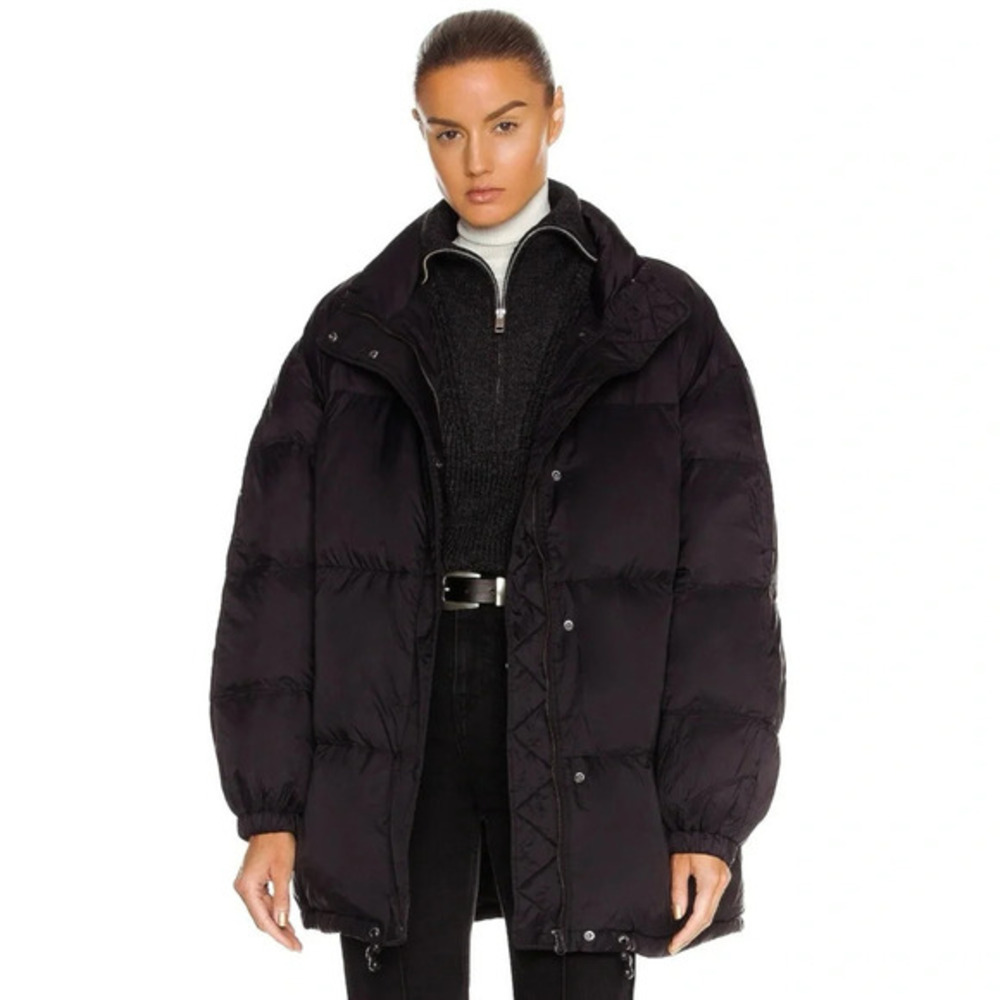 NWT Isabel Marant Etoile Black Dilys Puffer Jacket Size 42